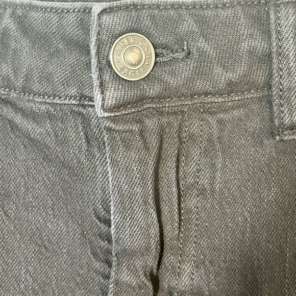 American Eagle Stretch High Rise Baggy Wide Leg Sz2 - Picture 3 of 5